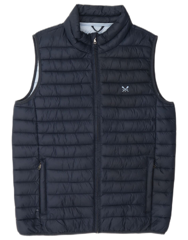 Crew Clothing Mens Padded Gilet UK 36 Mala tamnoplava najlon