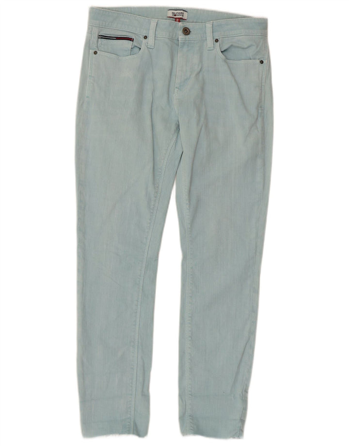 TOMMY HILFIGER Womens Crop Slim Jeans W28 L26 Blue