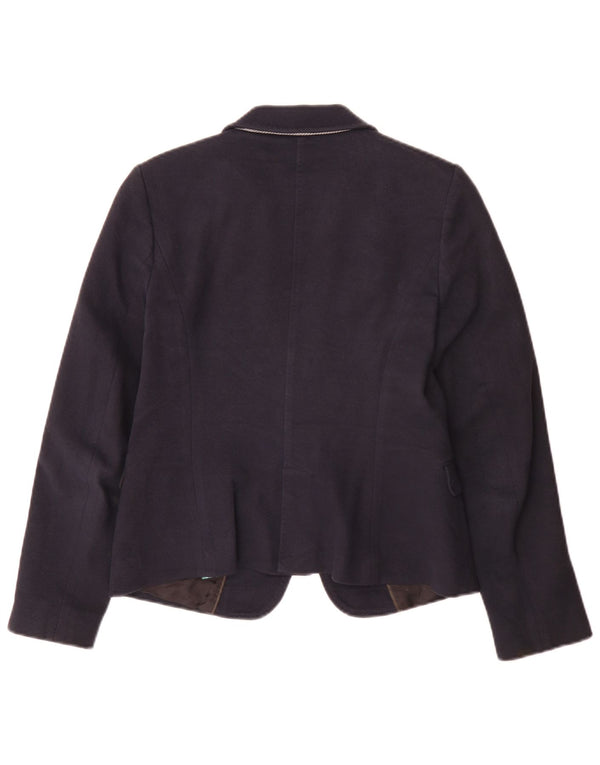 Massimo Dutti Ženska jakna sako s 1 gumbom EU 40 srednje tamnoplavi pamuk