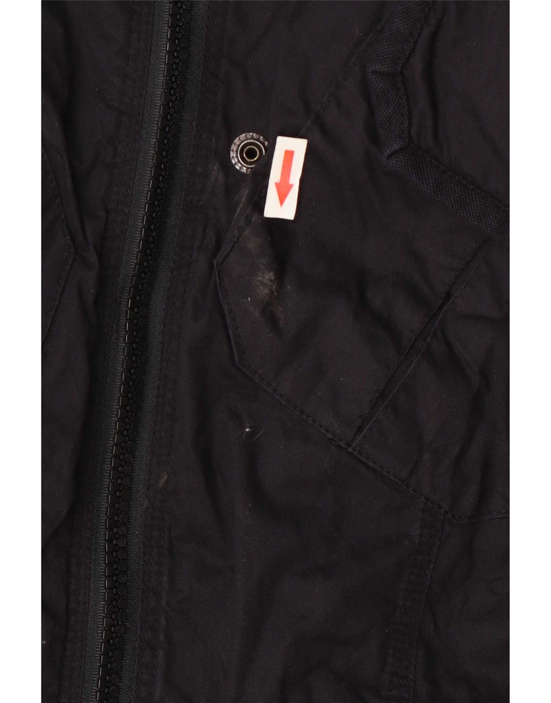 Superdry muška pomoćna jakna UK 38 Srednje crni pamuk