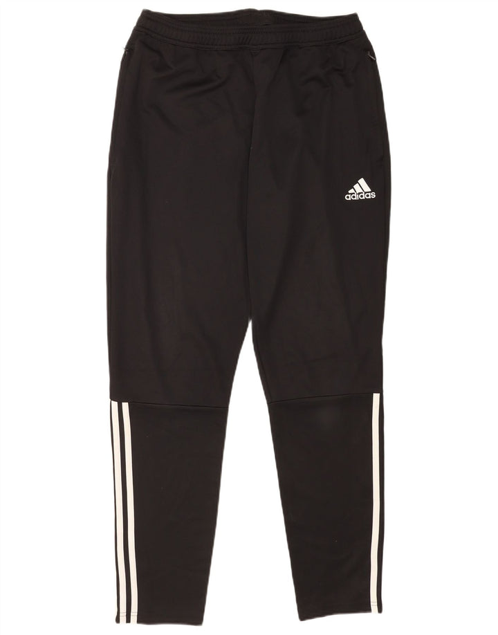 Adidas muške hlače od trenirke velike crne poliesterske