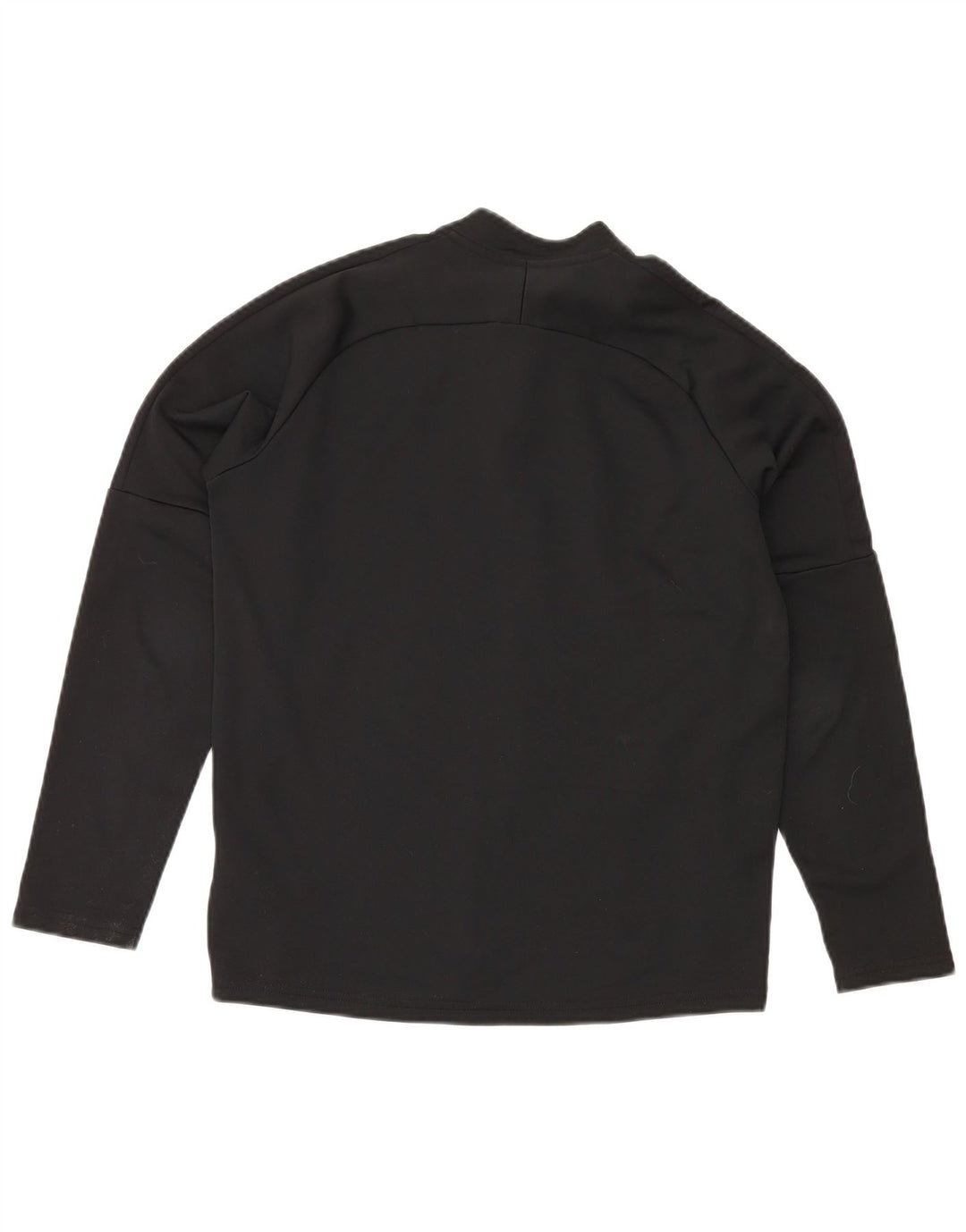 Nike Boys Dri Fit Zip Neck Pulover Top Trenirka 13-14 Years XL Black