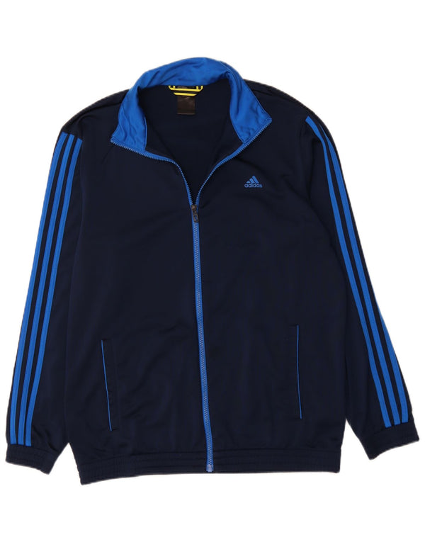 ADIDAS muška trenirka gornja jakna UK 44/46 XL mornarsko plava poliester