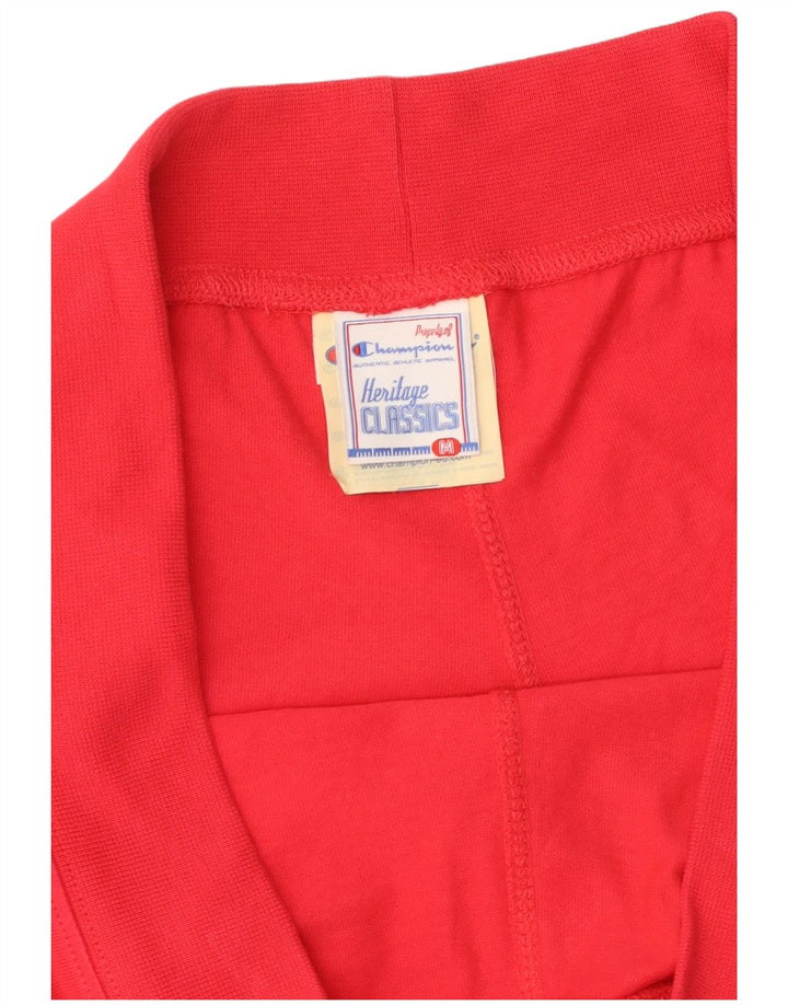 CHAMPION Ženske Heritage Classics kratke sportske hlače UK 14 Srednje crveni pamuk