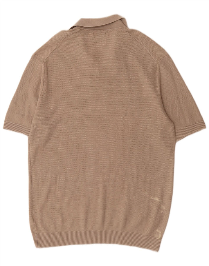 Massimo Dutti muška polo majica velika siva pamuk