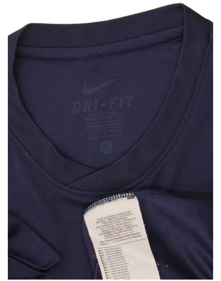 Nike Dri Fit majica kratkih rukava, mali mornarsko plavi poliester