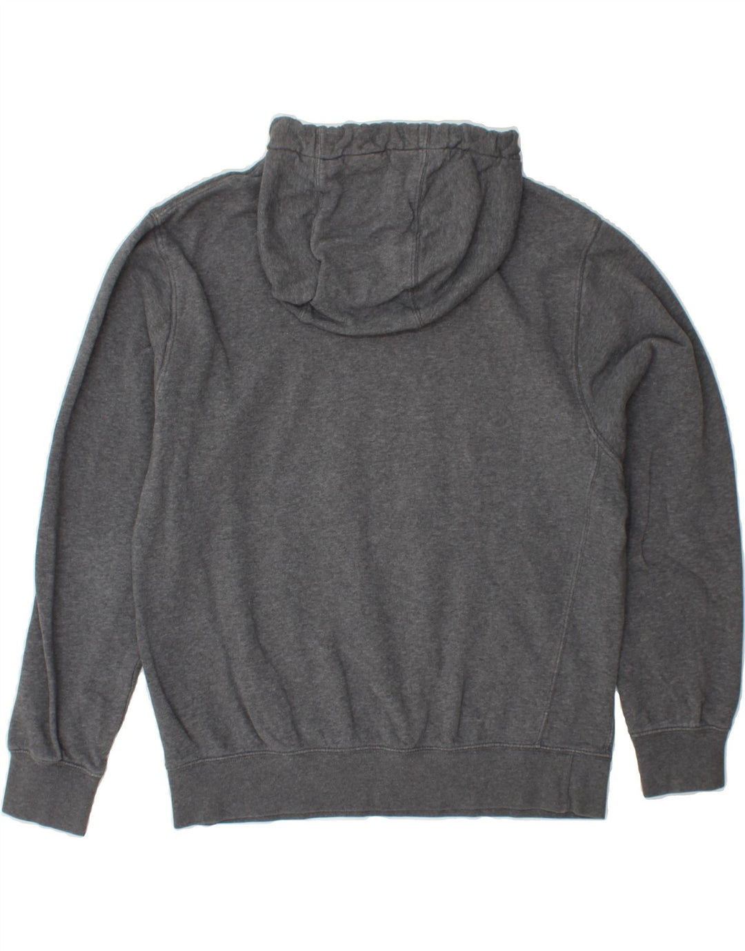 NIKE Womens Oversized Hoodie Jumper UK 14 Medium Grey Cotton Vintage Nike and Second-Hand Nike from Messina Hembry 