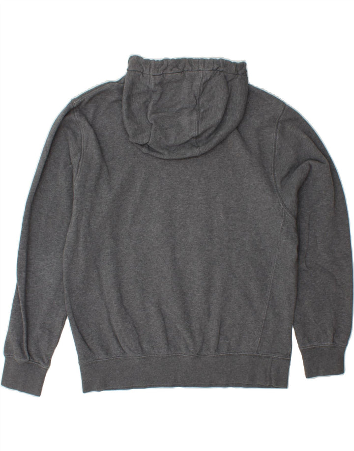 NIKE Womens Oversized Hoodie Jumper UK 14 Medium Grey Cotton Vintage Nike and Second-Hand Nike from Messina Hembry 