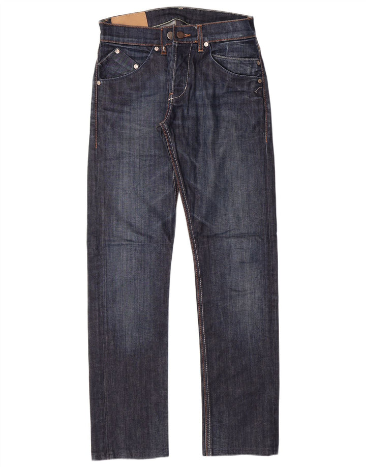 DONDUP Womens Straight Jeans W31 L29 Blue Cotton