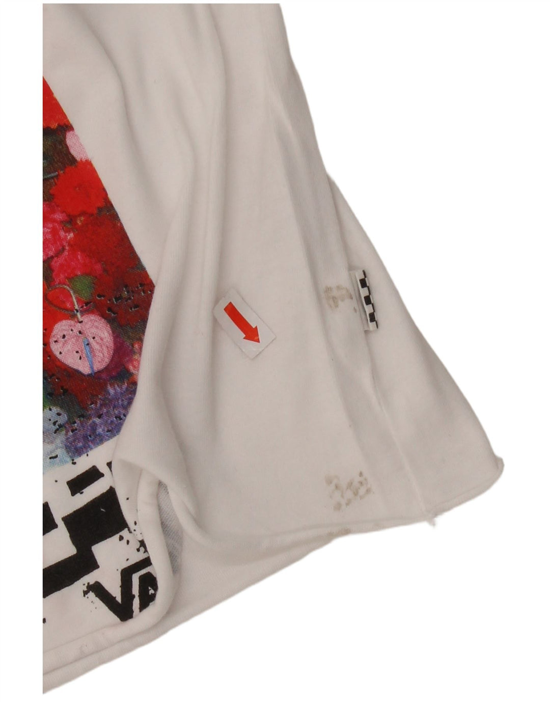 VANS ženska majica s kratkim rukavima dugih rukava UK 6 XS bijela