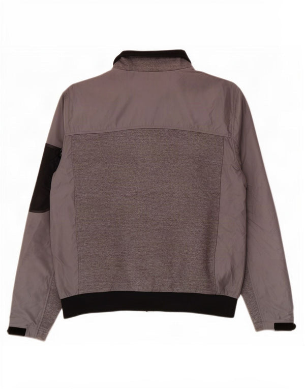 Zara muška bomber jakna UK 44 2XL sivi poliester u boji