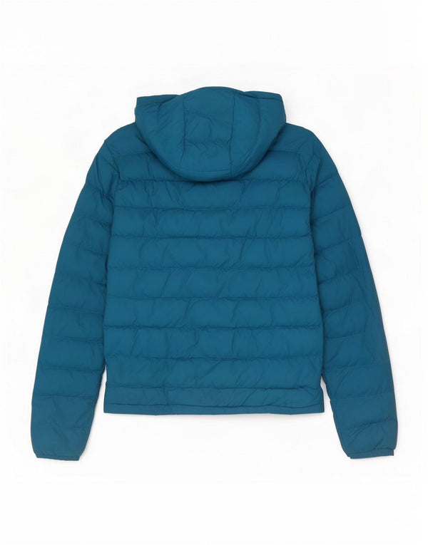 Mountain Warehouse Ženska podstavljena jakna s kapuljačom UK 8 Mali plavi najlon