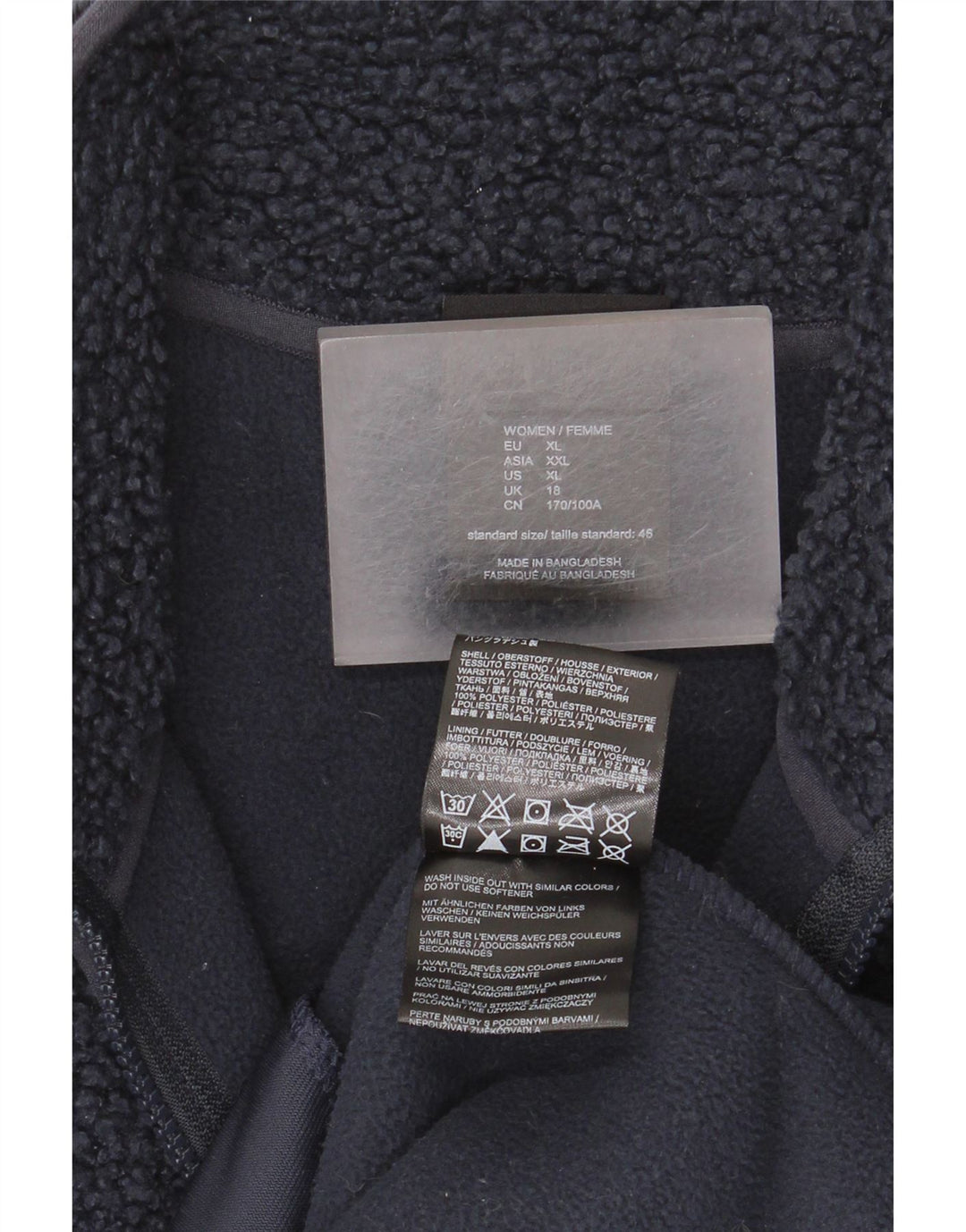 Jack Wolfskin ženska jakna od flisa UK 18 XL tamnoplavi poliester