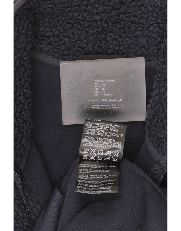 Jack Wolfskin ženska jakna od flisa UK 18 XL tamnoplavi poliester