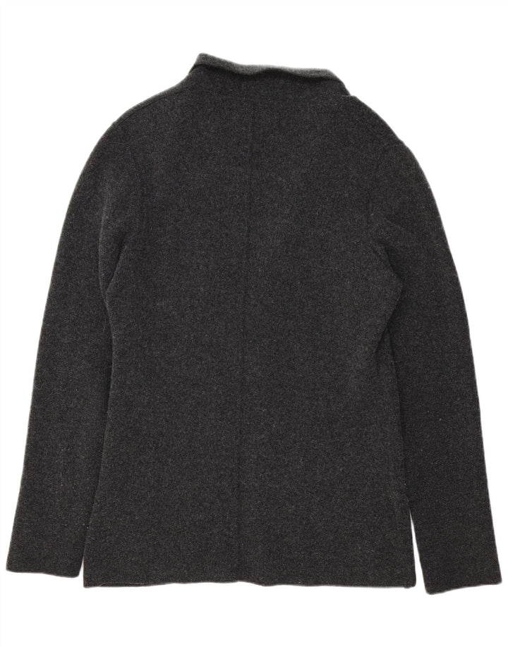 Liu Jo muška pletena jakna sako s 3 gumba UK 42 XL siva vuna