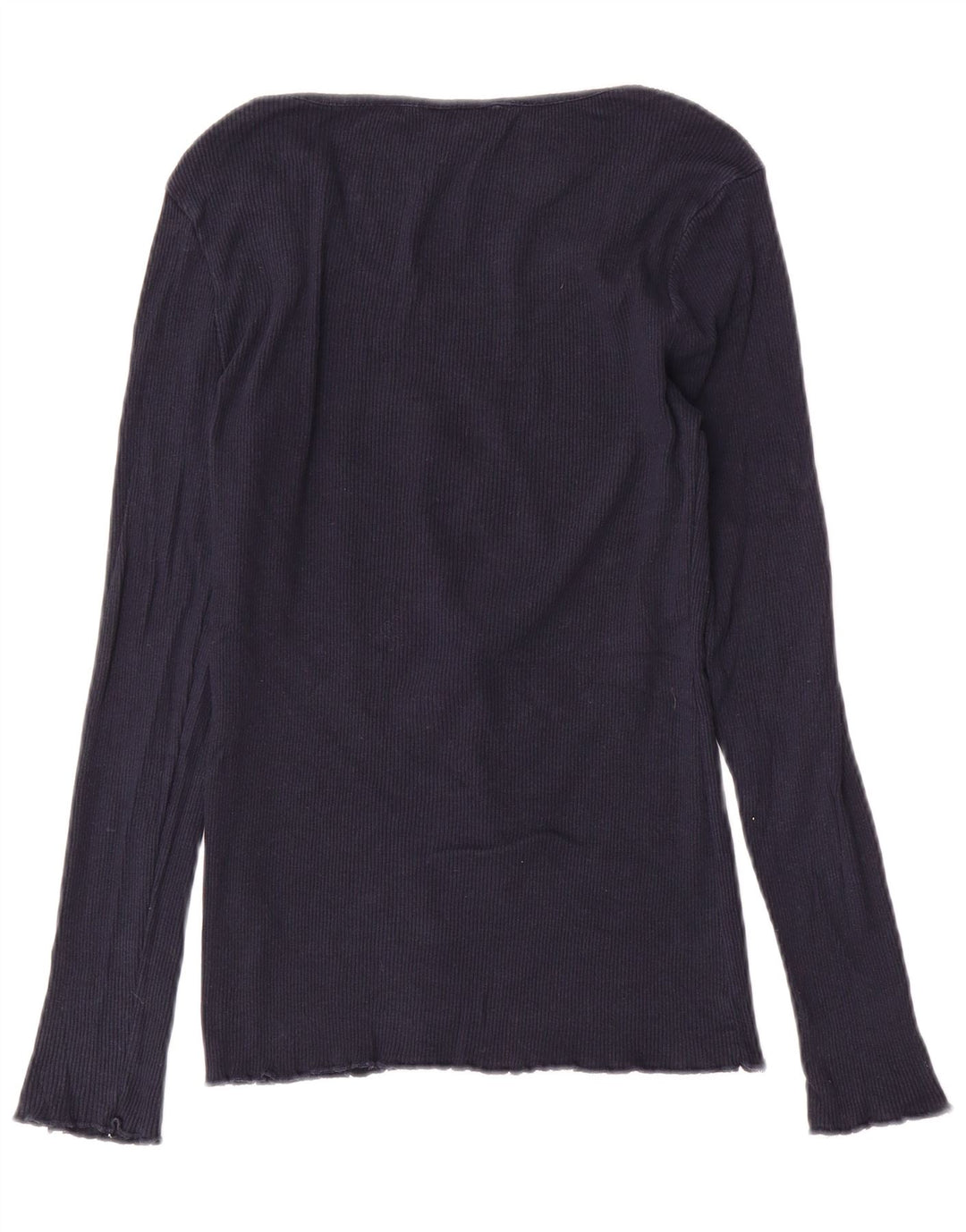 Fat Face Ženska majica dugih rukava UK 12 srednje tamnoplavi pamuk