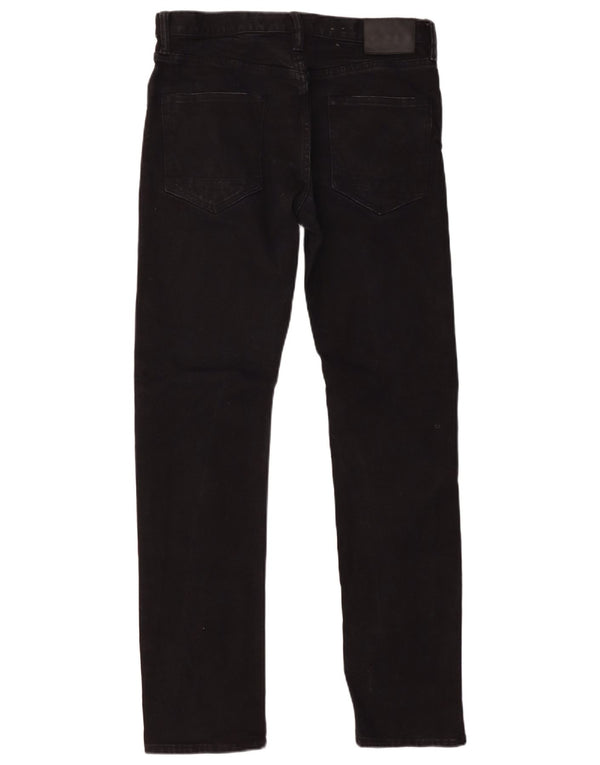 ALL SAINTS Muške uske traperice REED W30 L31 crni pamuk