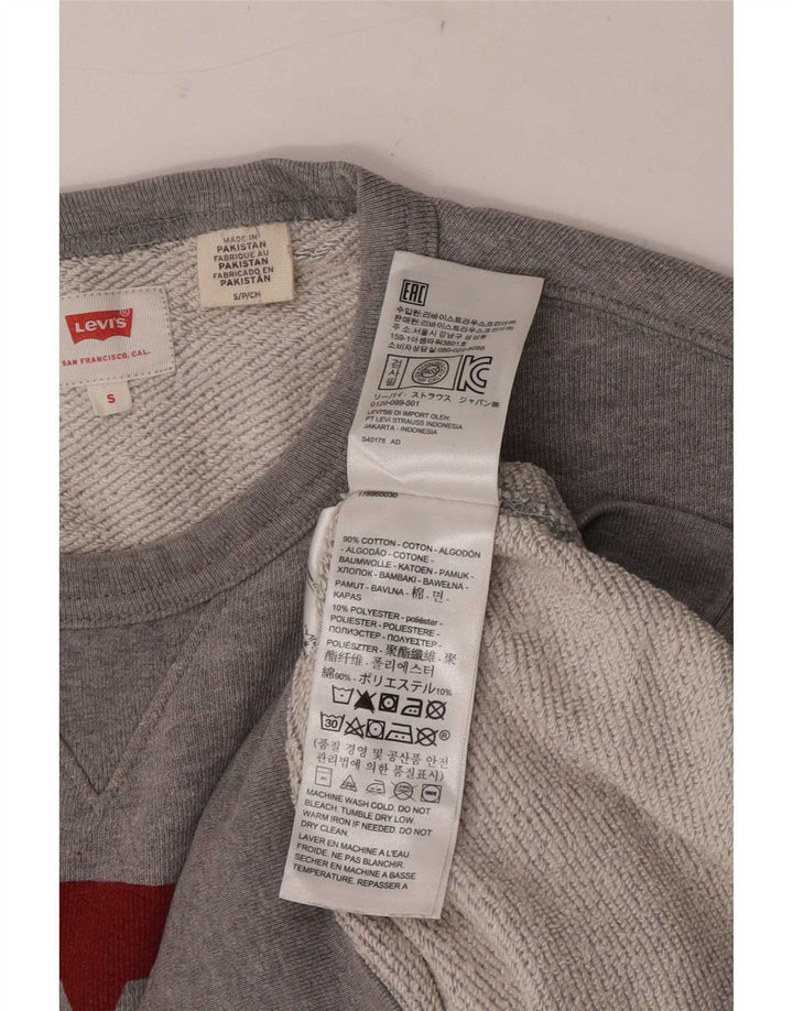 Levi's muška majica s grafičkim motivima, mali sivi pamuk