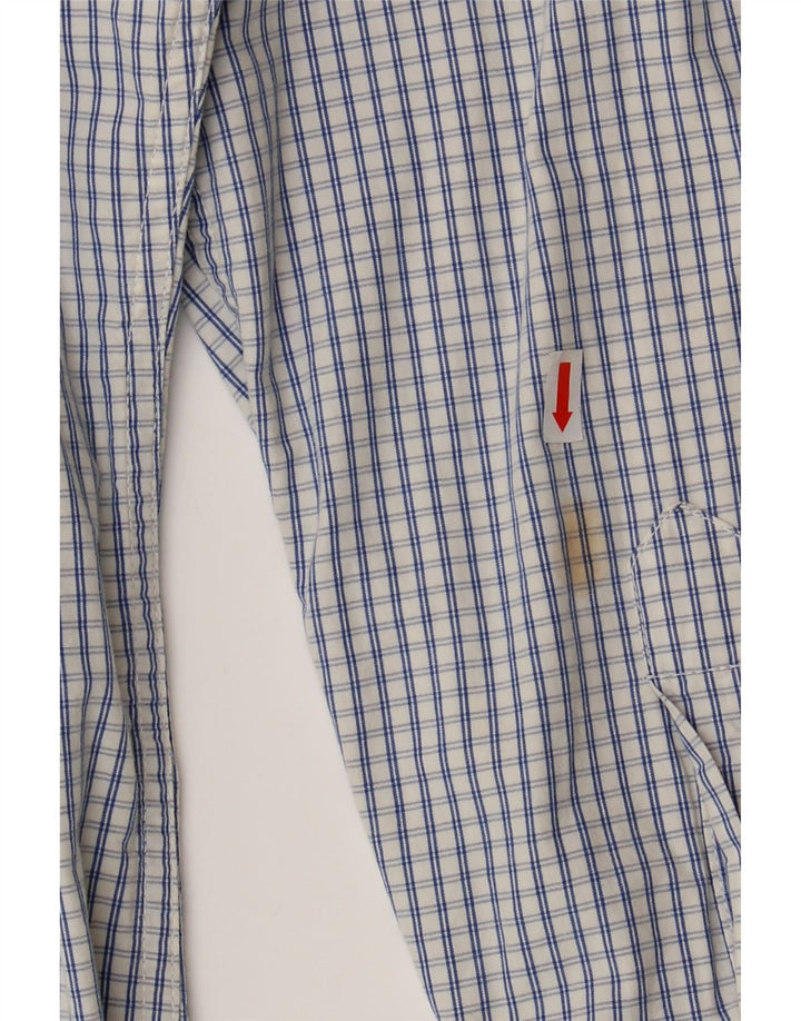 HOLLISTER Muška košulja XL plavi karirani pamuk