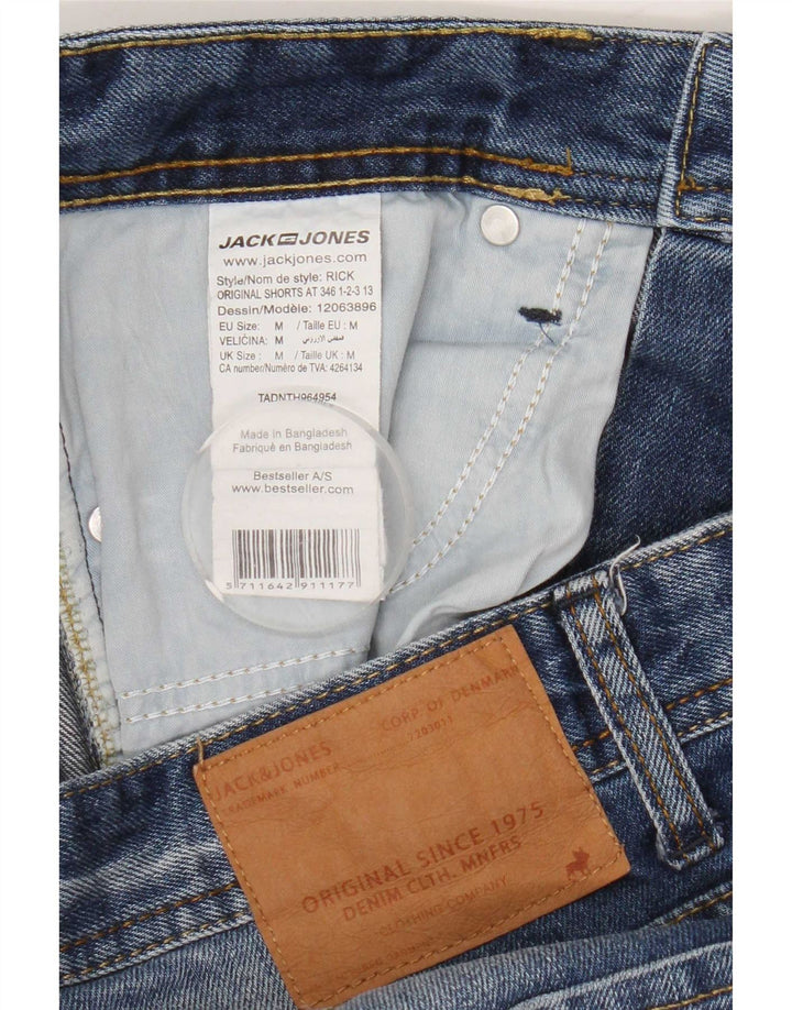 Jack & Jones muške traper kratke hlače srednje veličine W32 plavi pamuk
