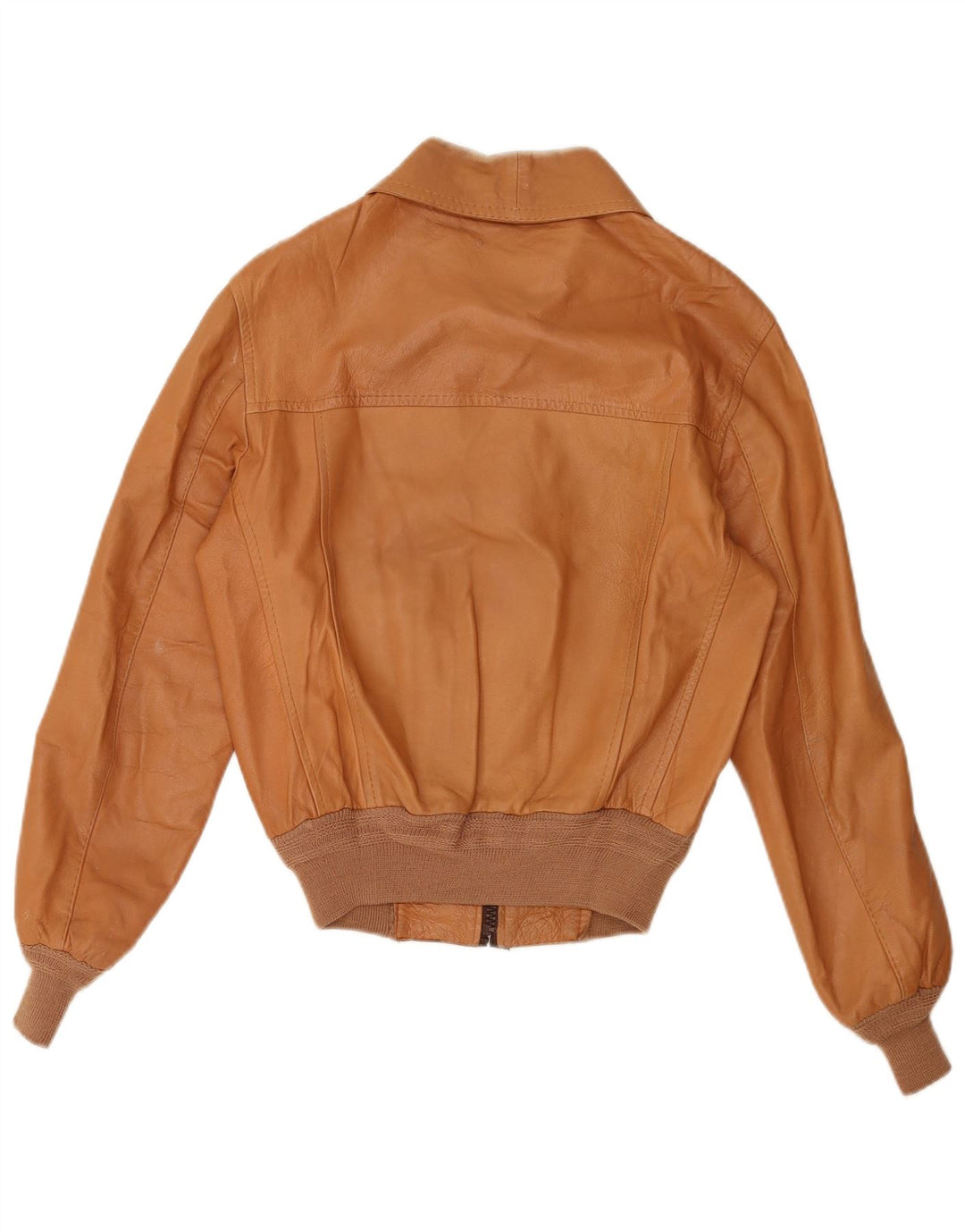 Vintage ženska kožna jakna IT 50 XL bež