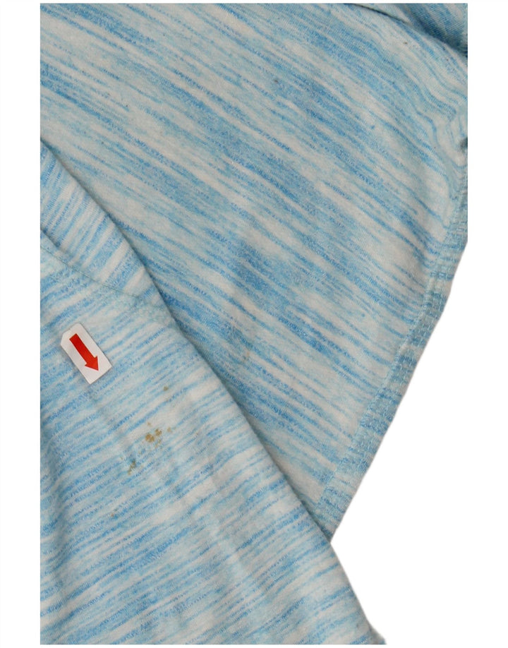 CHAMPION Ženska majica s kratkim rukavima UK 14 Srednje plava svila s pjegama