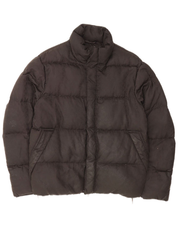 Emporio Armani Mens Padded Jacket IT 50 Large Black Polyester