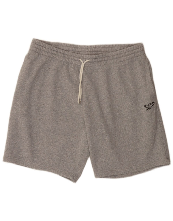 Reebok muške sportske kratke hlače 2XL sivi flekasti pamuk