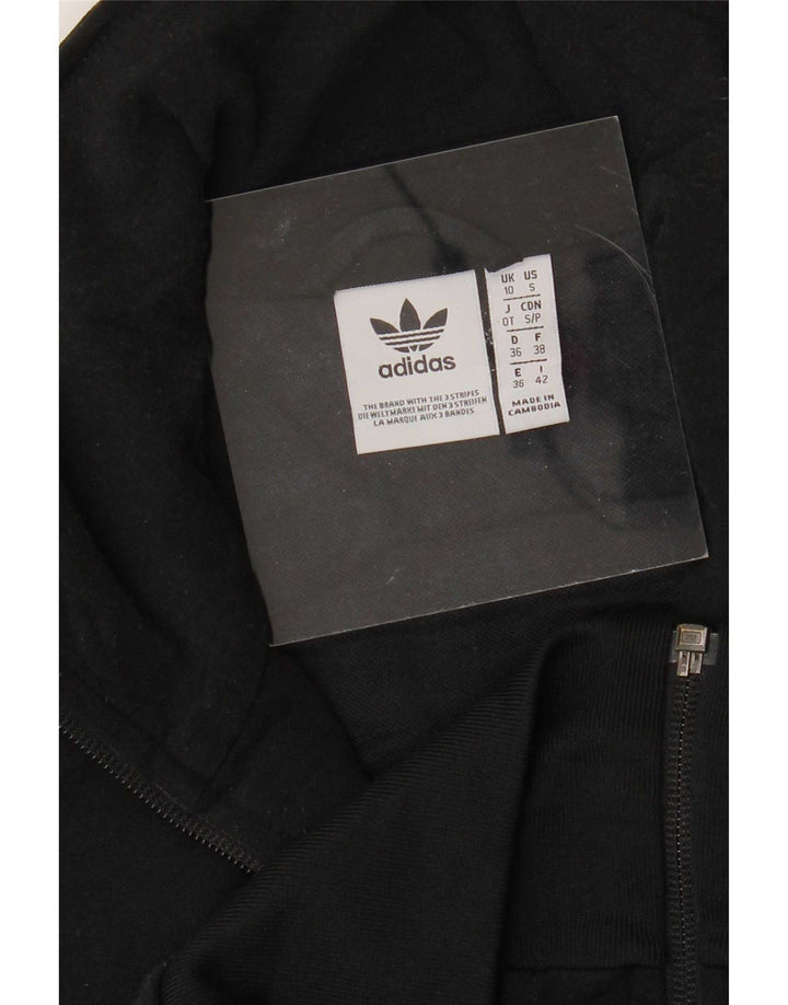Adidas ženska trenirka gornja jakna UK 10 mala crna poliester