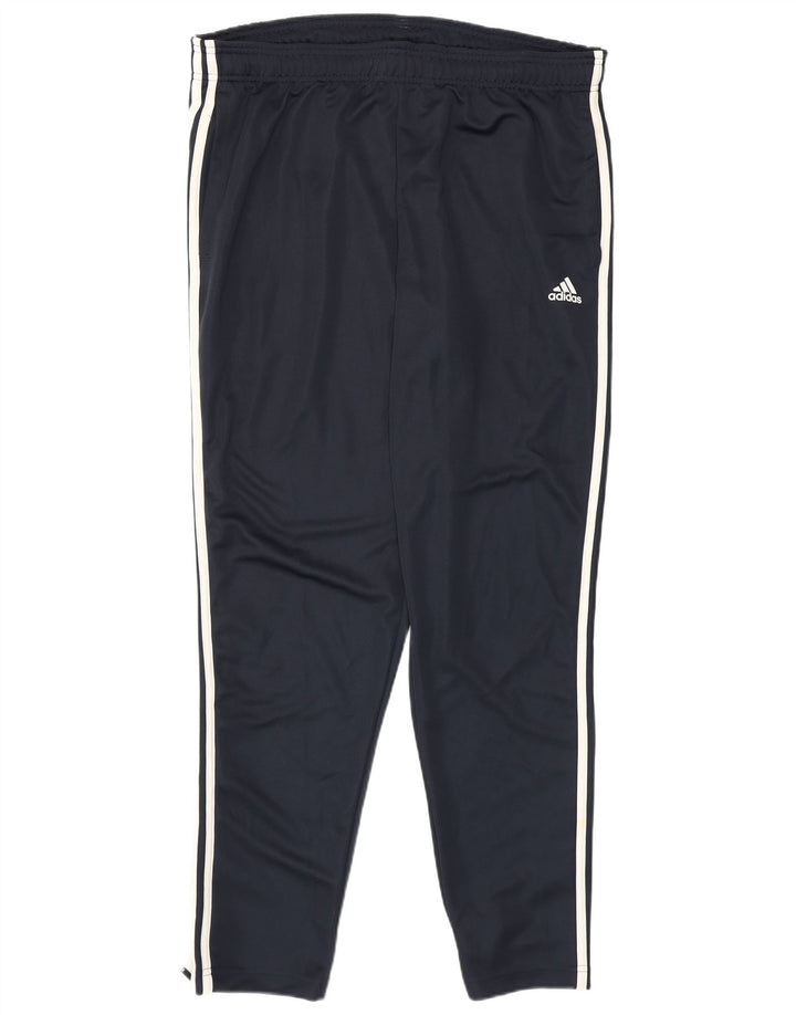 ADIDAS Mens Tracksuit Trousers XL Navy Blue Polyester