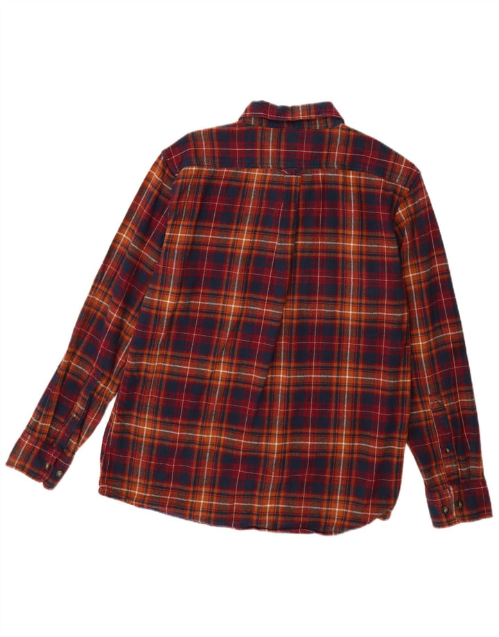 EDDIE BAUER Muška flanelska košulja srednje šarene pamučne kare