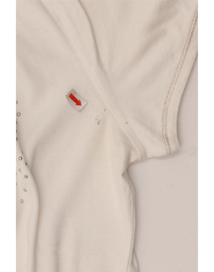 GAS Ženska grafička polo majica UK 18 XL bijeli pamuk