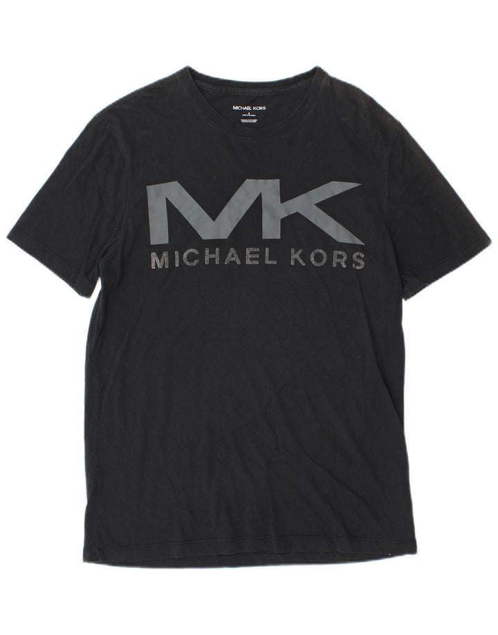 MICHAEL KORS Muška majica kratkih rukava s grafičkim motivima Mala crna pamučna majica