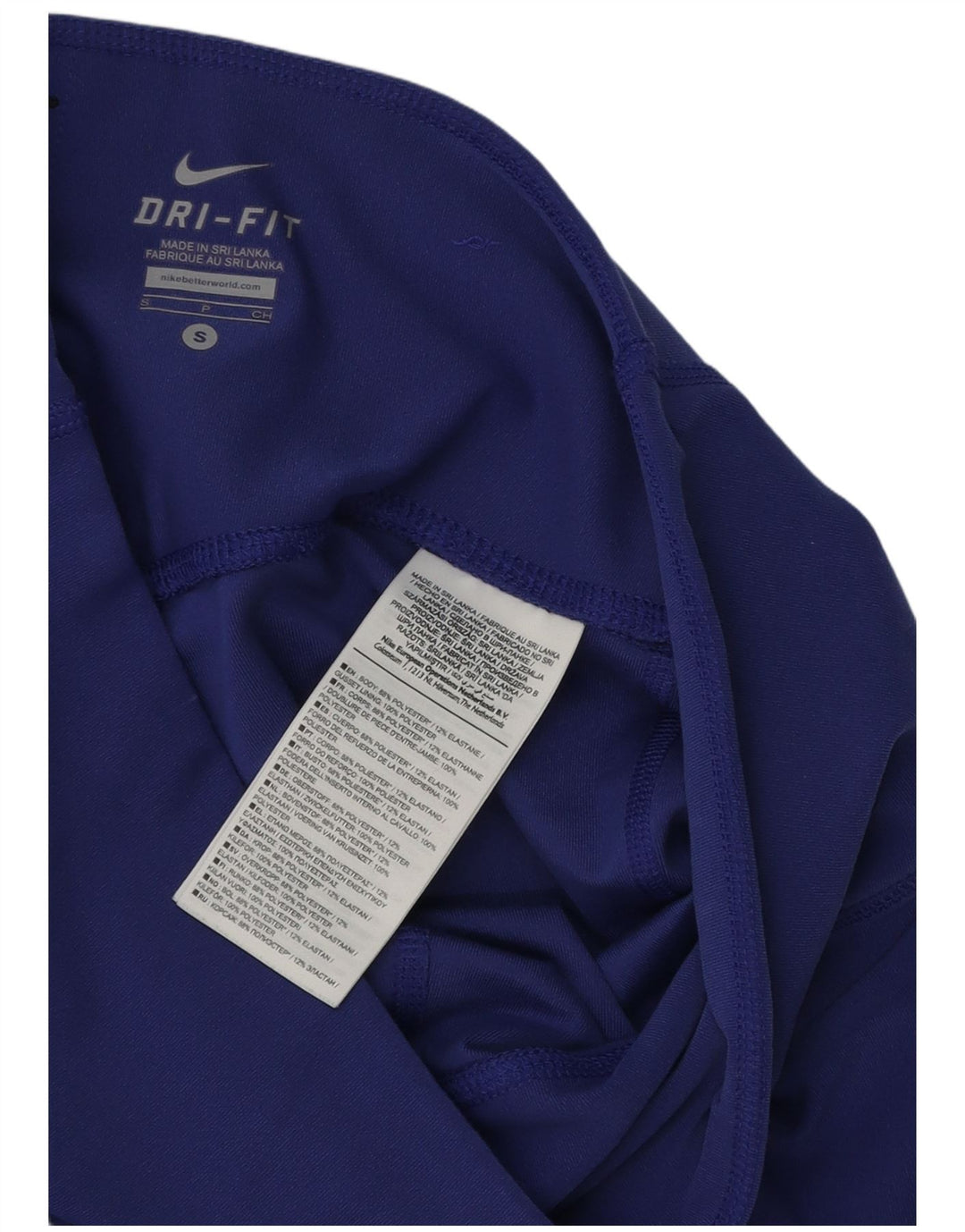 Nike ženske Dri Fit Capri tajice UK 8 male ljubičaste poliesterske