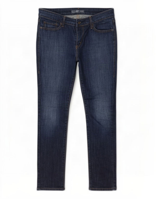 Levi's ženske uske traperice W30 L30 plavi pamuk