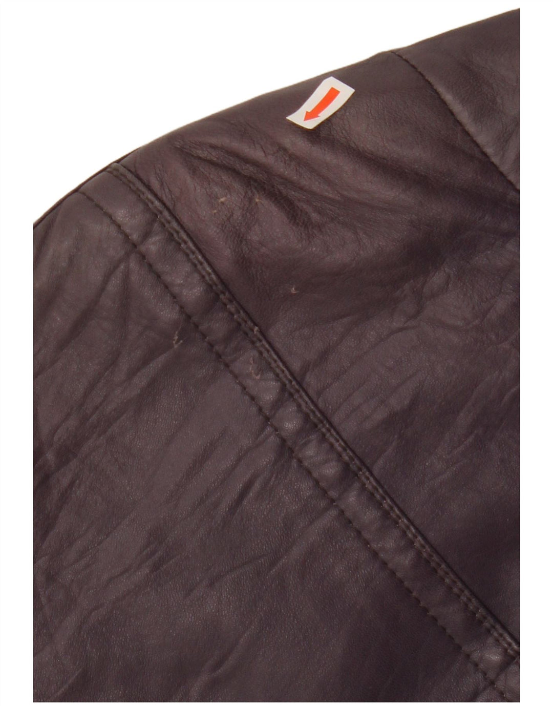 VINTAGE ženski kožni kaput EU 48 2XL ljubičasta koža