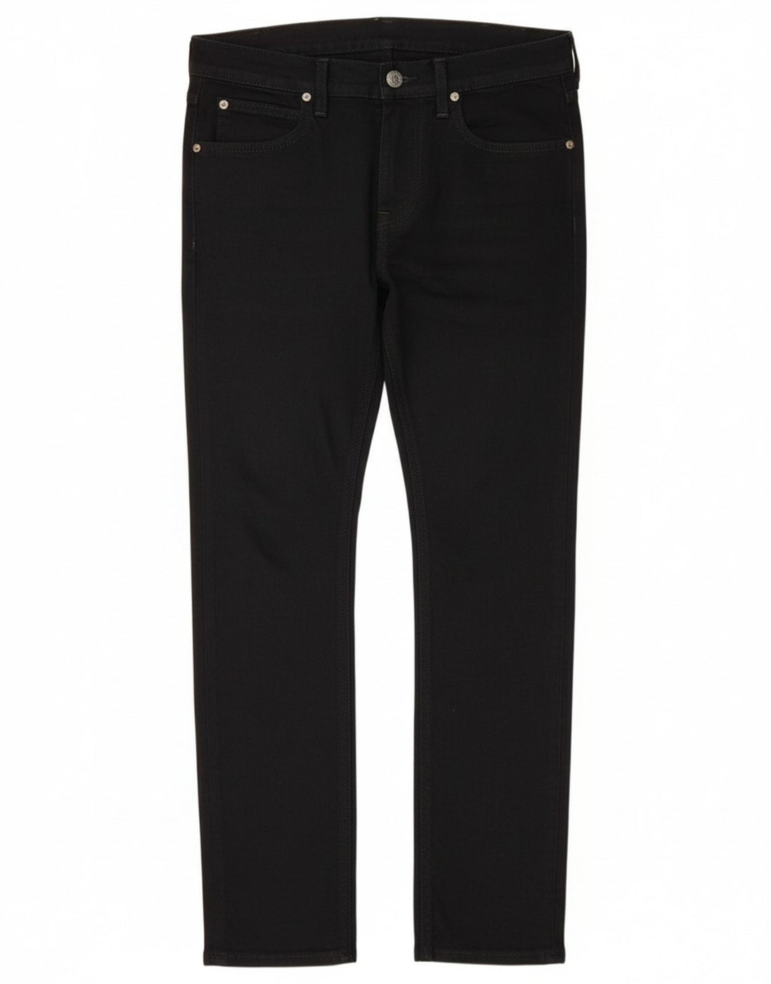 Lee Mens Luke Slim Jeans W30 L30 crni pamuk