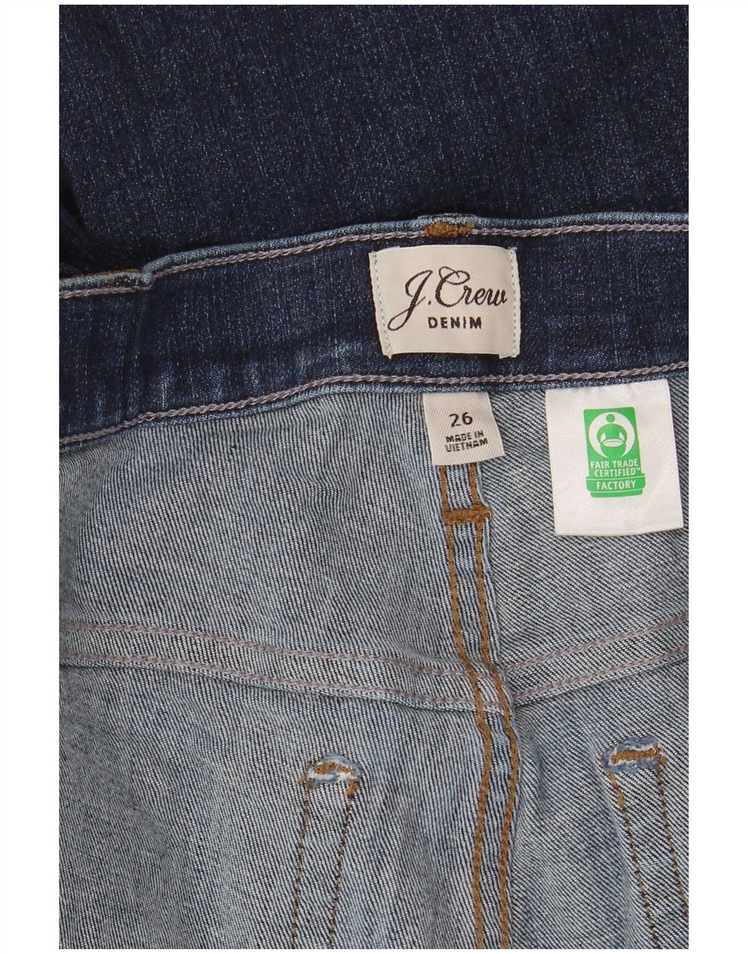 J. CREW Ženske traperice Billie Demi Crop Bootcut W26 L25 Plave