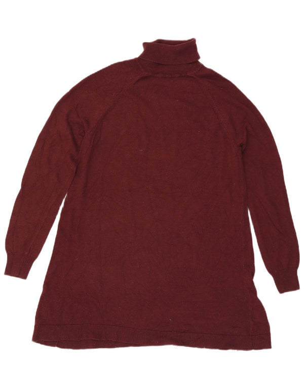 Marks & Spencer ženski pulover s rol izrezom UK 10 Small Burgundy