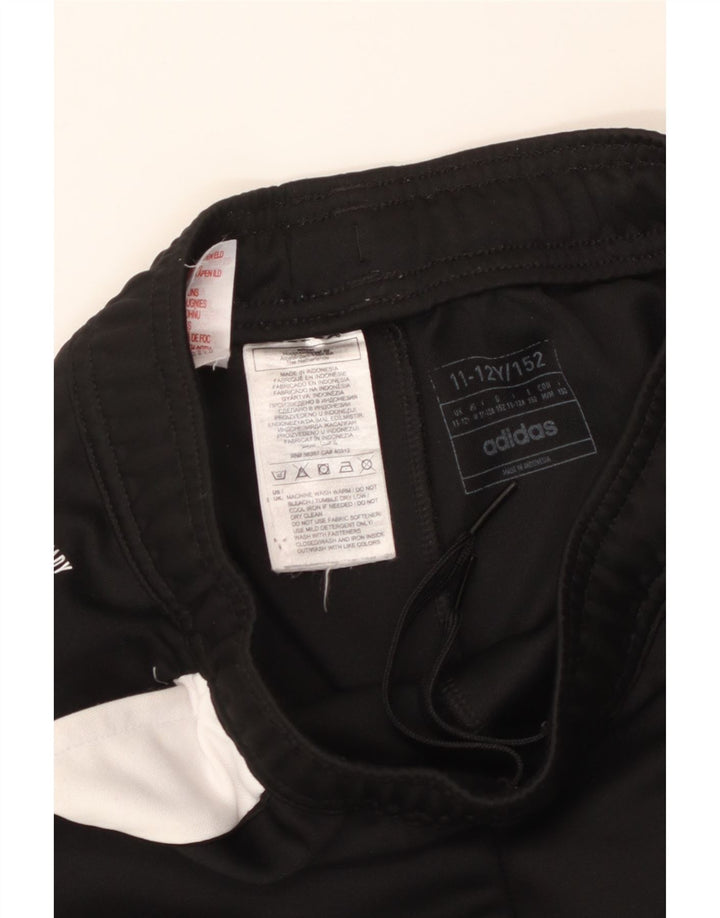 ADIDAS Hlače za trenirku Aeroready za dječake 11-12 godina crne boje