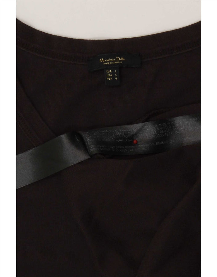 Massimo Dutti ženski prsluk UK 14 veliki crni pamuk