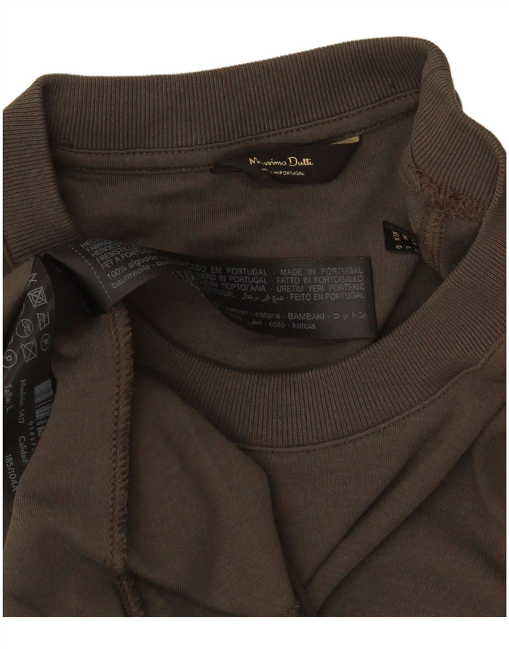 Veliki sivi pamuk, muška majica kratkih rukava Massimo Dutti