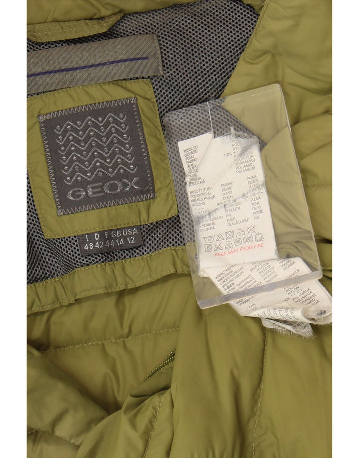 Geox ženska podstavljena jakna UK 14 veliki zeleni poliamid