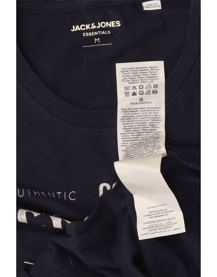 Jack & Jones muška majica kratkih rukava srednje veličine tamnoplavi pamuk