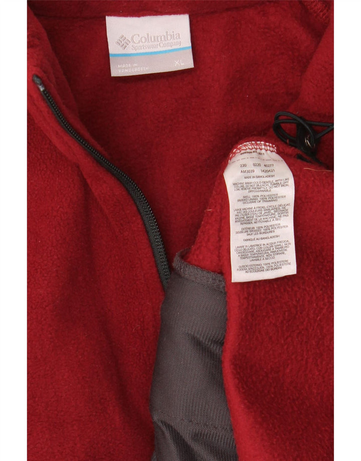 Columbia muška jakna od flisa UK 42 XL bordo poliester