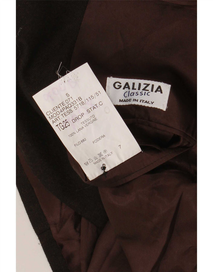 Vintage muški sako sa 3 gumba UK 38 Srednje smeđa djevičanska vuna