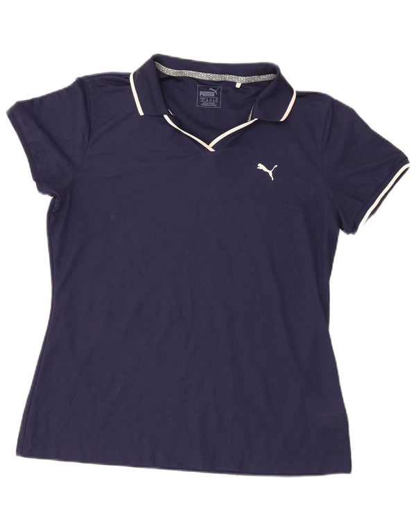 Puma ženska polo majica UK 14 veliki tamnoplavi poliester