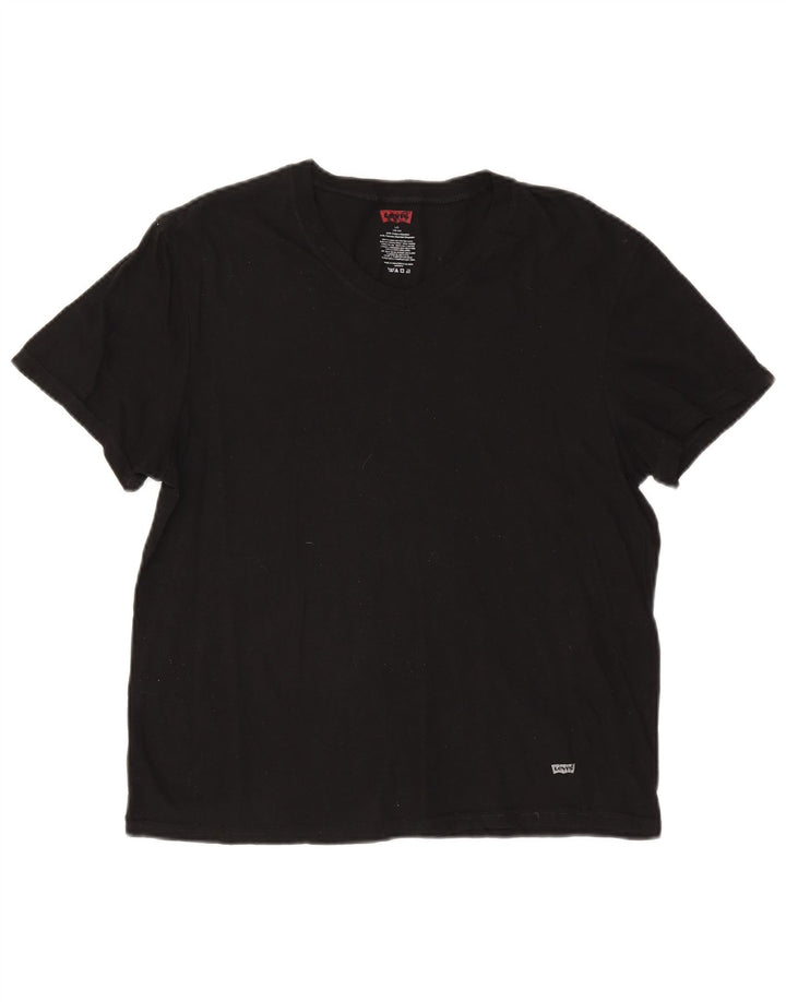 Levi's ženska majica kratkih rukava EU 42/44 veliki crni pamuk