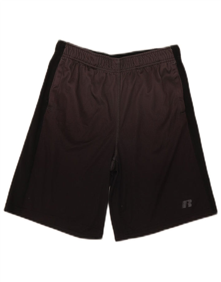Russell atletske sportske kratke hlače za dječake 6-7 godina male crne boje