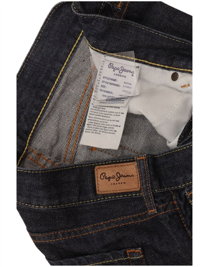 PEPE Jeans Ženske bootcut traperice W30 L32 tamnoplavi pamuk